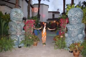 Polynesian island party